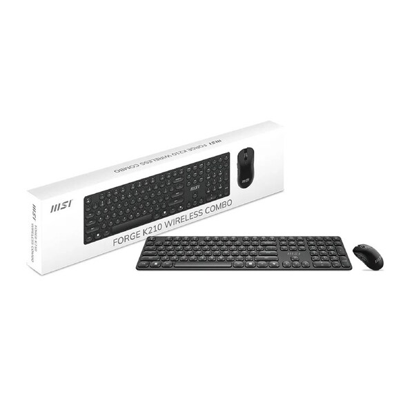 MSI FORGE K210 WIRELESS KEYBOARD & MOUSE COMBO PACK