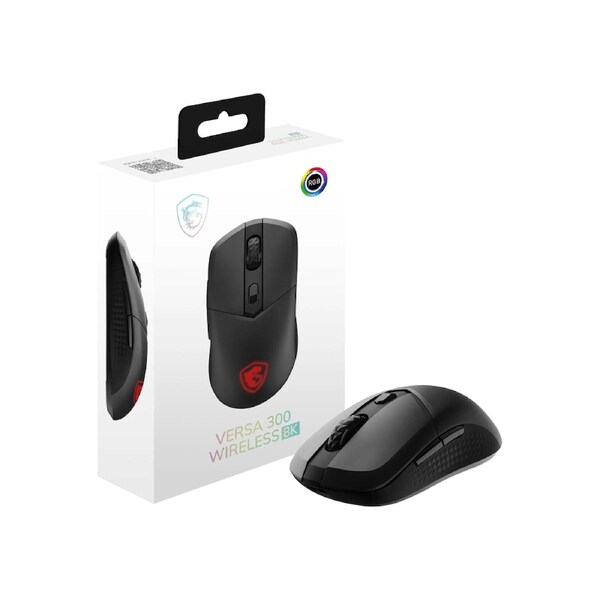 MSI VERSA 300 WIRELESS 8K BLACK GAMING MOUSE