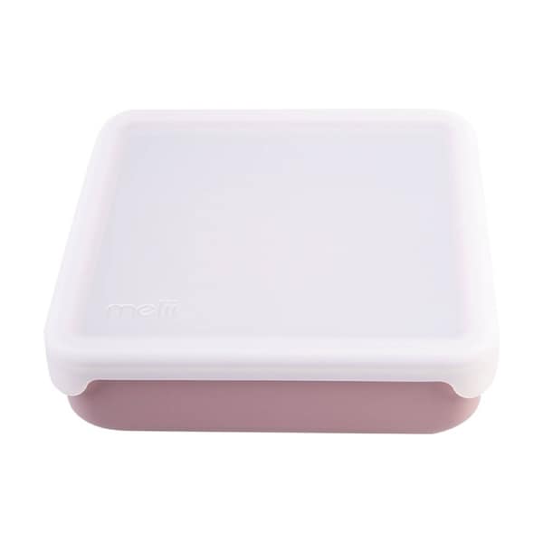 Melii Silicone Kid-Friendly Sandwich Lunch Container With Lid Pink 790ml