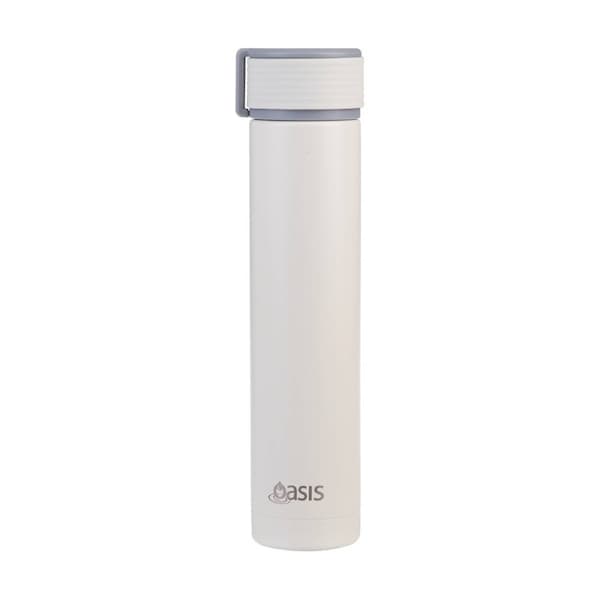 Oasis Stainless Steel Double Wall Insulated Drink Bottle Alabaster 250ml