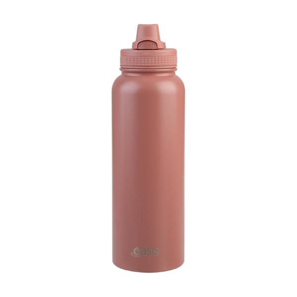 Oasis Stainless Steel Double Wall Insulated Sports Bottle Auburn 1.1L
