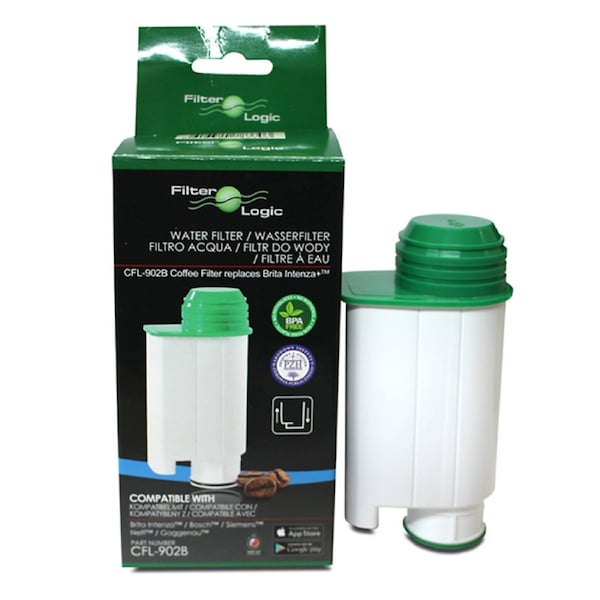 FilterLogic CFL-902 Coffee Machine Water Filter Compatible with Brita Intenza+, Gaggia, Mavea, Saeco, Philips
