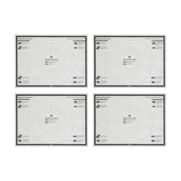 4PK Tovolo Truebake Non-Stick Oven-Safe Silicone Pastry Baking Mat 63.5x45.5cm