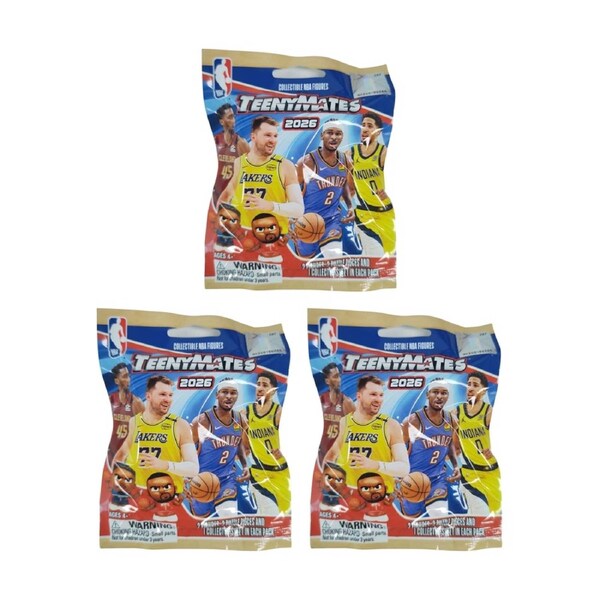 3PK Party Animal TeenyMates 2026 NBA Series Blind Pack Assorted