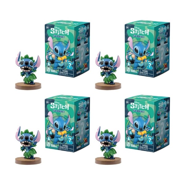 4PK YuMe Lilo & Stitch Surprise Blind Box Fun Series 2 Assorted
