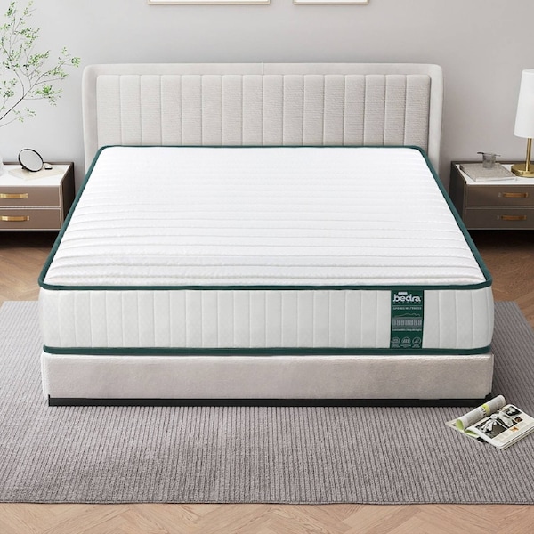 Bedra 21cm Double Mattress Pocket Spring Coil Sleep Foam