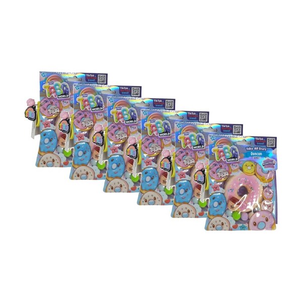 6PK Born To Play Taba World Squishys Series 1 Craft Craze Assorted