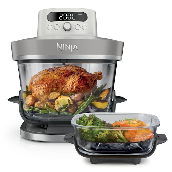 Ninja Crispi Pro 6-in-1 Countertop Glass Air Fryer Stone AS101WHANZ