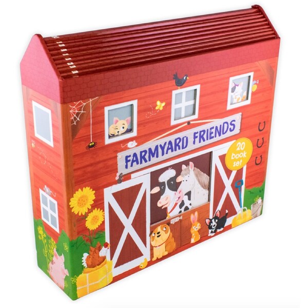 Farmyard Friends Farm Animals 20 Books Kids Early Learning Gift Collection