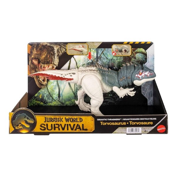 Jurassic World Survival Giagantic Thrashers Torvosaurus Action Figure