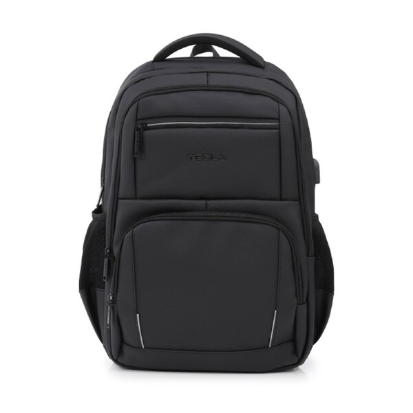 Tesla Altair Backpack W/ USB Charging Port & Laptop Compartment Black 48x33x16cm
