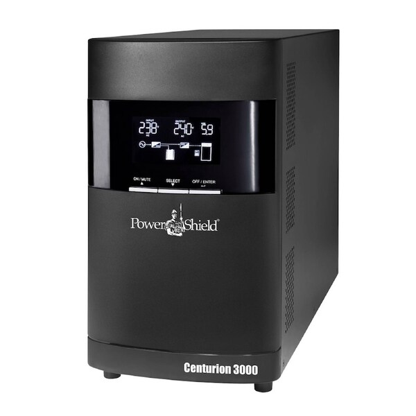 POWERSHIELD CENTURION UPS 3000VA 2700W LCD USB C19(1) AU OUTLET(4) 15AMP 2YR