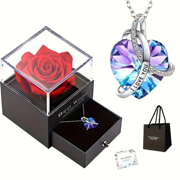 Eternal Love Red Rose Gift Set With 'I Love You' Message