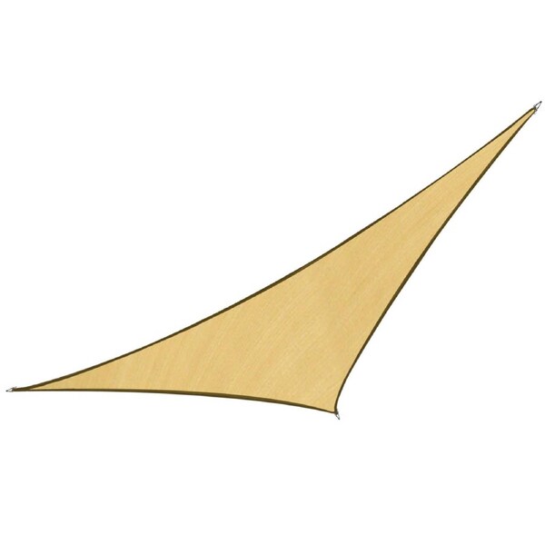 Wallaroo Triangular Shade sail: 8m x 8m x 8m - Sand