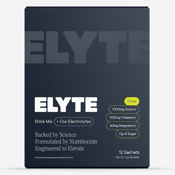 Elyte Hydration Powder Electrolyte Drink Citrus 12 Pack
