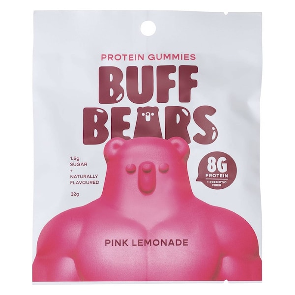 Buff Bears Protein Gummies Pink Lemonade 32g