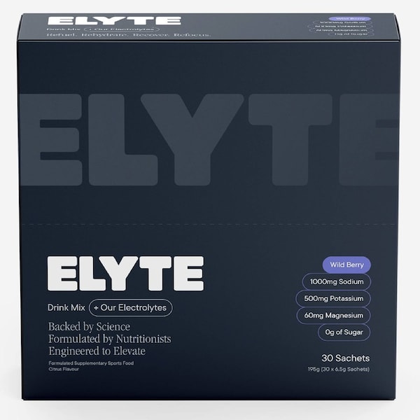 Elyte Hydration Powder Electrolyte Drink Wildberry 30 Pack