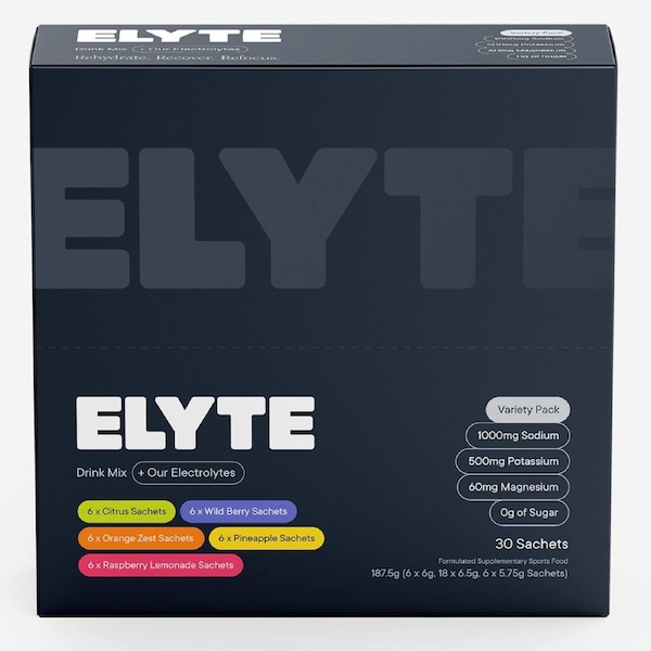 Elyte Hydration Powder Electrolyte Drink Variety 30 Pack