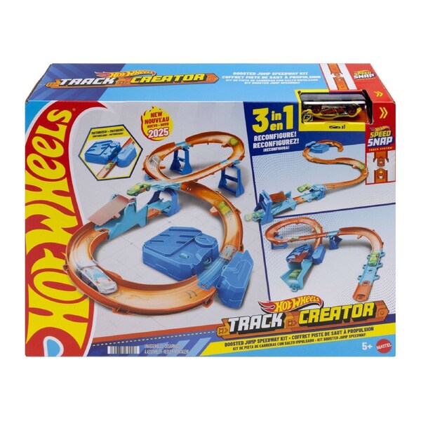 Hot Wheels Track Creator Boosted Jump Speedway Track Set