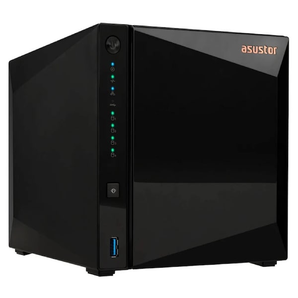 ASUSTOR 4-BAY NAS 3.5"/2 5"(0/4) QC-1.7GHz 2GB 2.5G LAN(1) TWR 3YR
