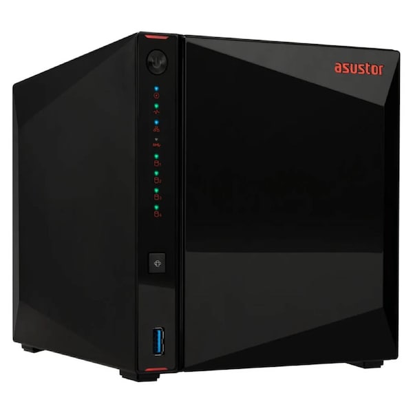 ASUSTOR 4-BAY NAS 3.5"/2 5"(0/4) QC-2.0GHz 4GB M.2(4) 2.5G(2) TWR 3YR