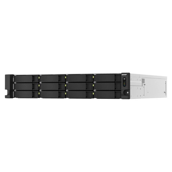 QNAP 18-BAY NAS 3.5"(0/12) 2.5"(0/6) XEON-E QC-3.4GHz 16GB 10GbE 2.5GbE RPS 2U 3YR