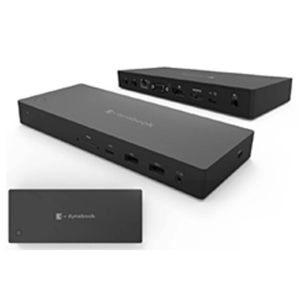 DYNABOOK USB-C DOCKING STATION USB-C(2) USB(4) HDMI LAN DP VGA 65W 3YR WTY