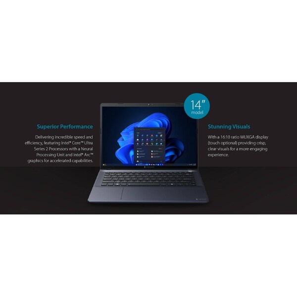 DYNABOOK TECRA A40-M U7-155H 14" WUXGA 32GB 256GB SSD TB4 W11(AI) 3YR