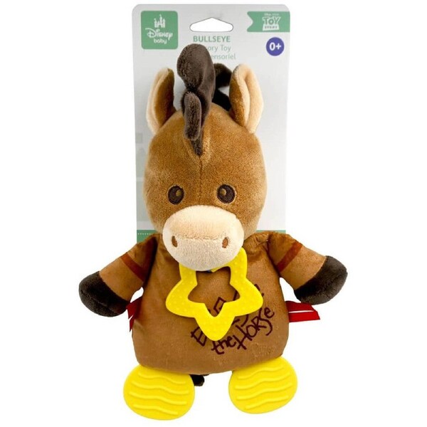Disney Baby - Toy Story Bullseye Sensory Toy with Teether Feet - Jasnor