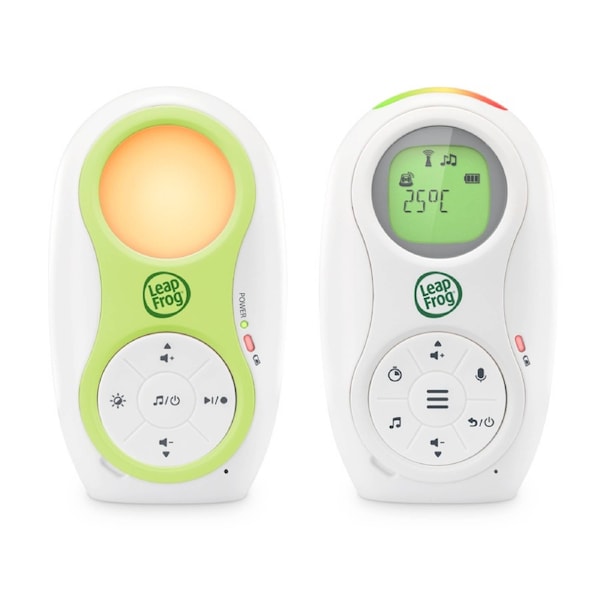 LeapFrog LF80 Dual Battery Audio Baby Monitor Glow Night Light 2-Way Talk