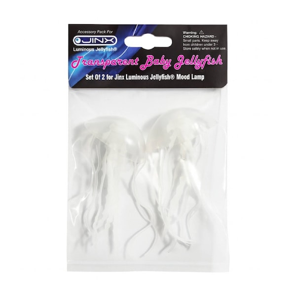 Jinx Mood Lamps Transparent Jelly Accessory For Luminous Jellyfish Pack of 2