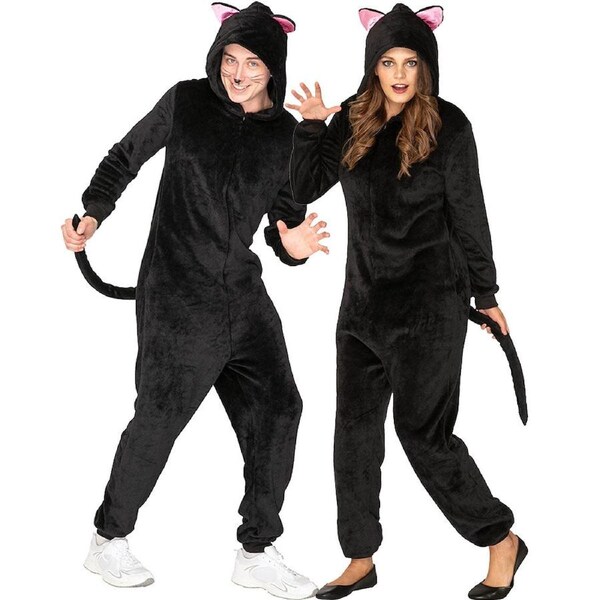 Slinky Black Cat Adults Costume Standard
