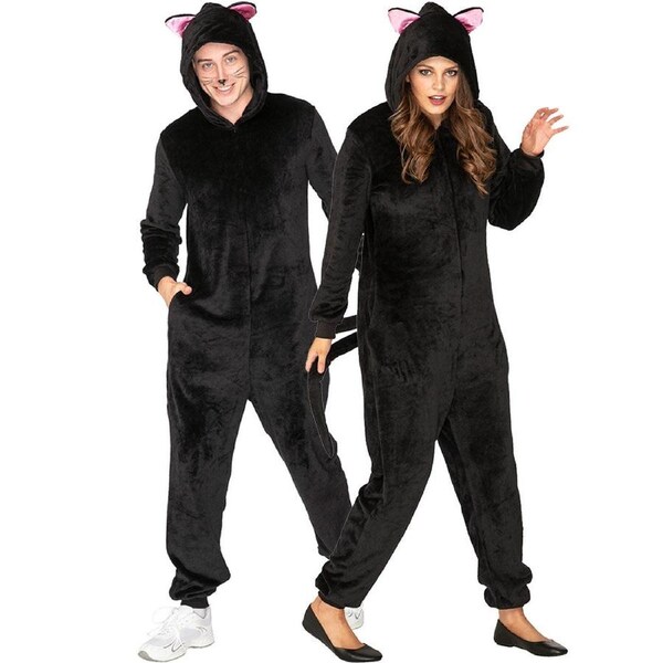 Slinky Black Cat Plus Size Adults Costume Plus