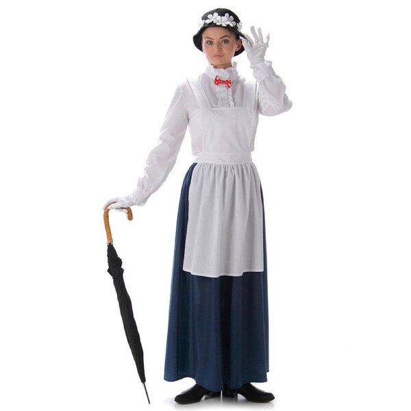 Victorian English Nanny Womens Costume Extra Large