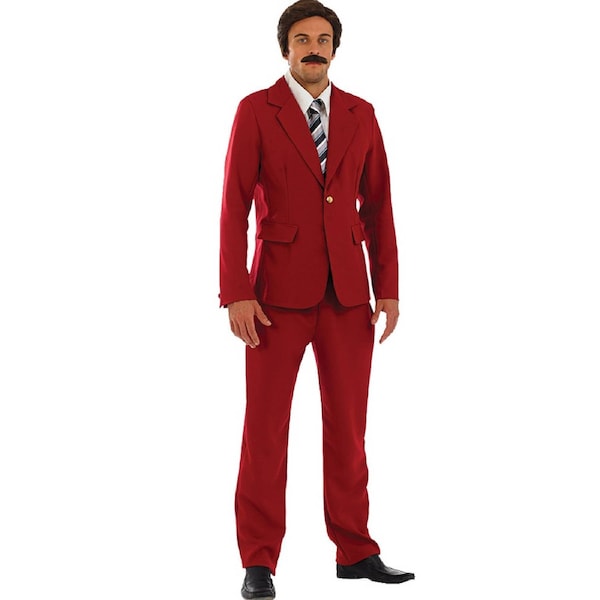News Anchor Mens Costume Large