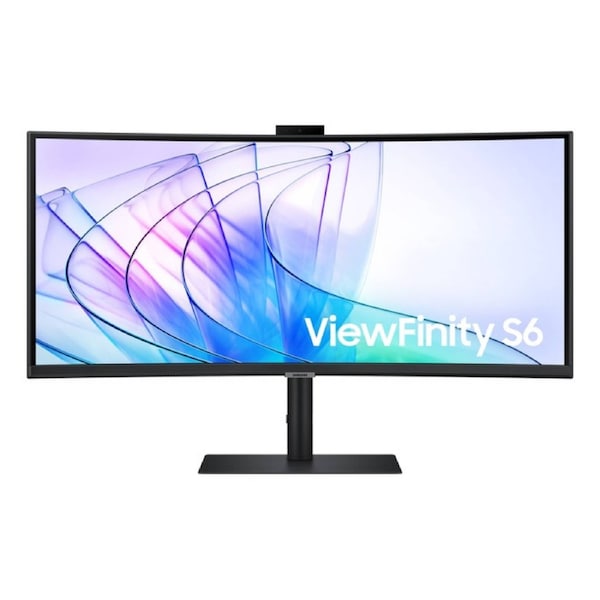 SAMSUNG 34" CURVE (21:9) WQHD VA MONITOR DP HDMI USB-C USB(2) LAN KVM WEBCAM 3YR