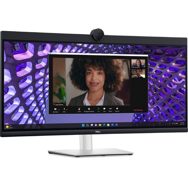 DELL PRO PLUS 34" (21:9) WQHD CURVE HDMI DP USB-C HUB USB H/ADJ LAN SPKR W/CAM 3YR