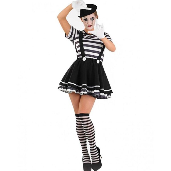 Mime Artist Womens Costume Large