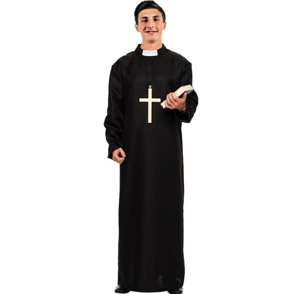 Priest Deluxe Mens Plus Size Costume Plus