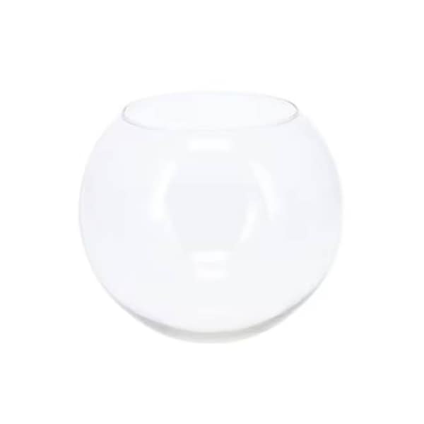 Deal365 1pce Glass Fishbowl Vase 20x16cm