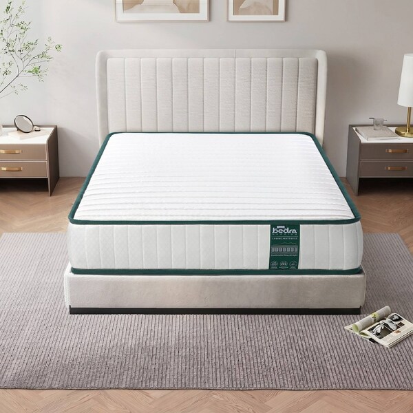 Bedra Single Mattress Tight Top Pocket Spring Coil Sleep Foam Extra Firm 21cm