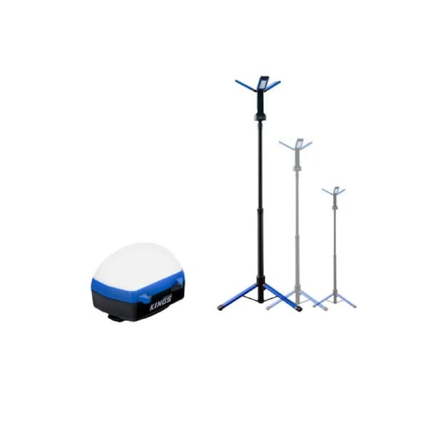 Kings Portable Lithium LED Tripod + Rechargeable LED Lantern
