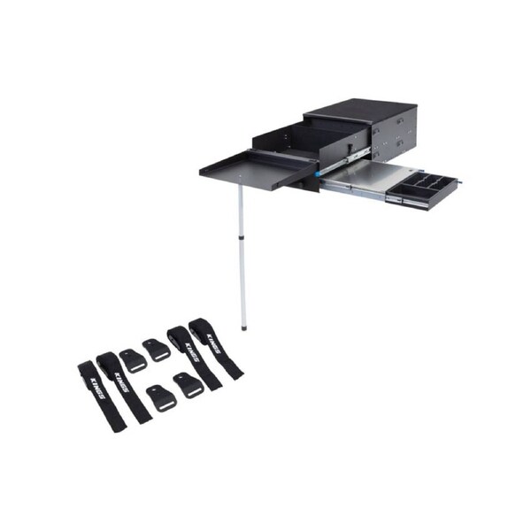 Kings 700mm Kitchen Drawer Slide Out Table & Cutlery Drawer+ Tie Down Kit