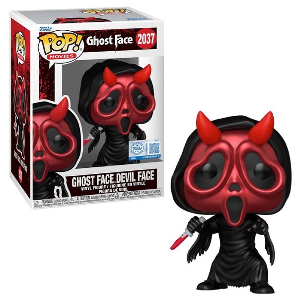 Scream Ghost Face Devil Face Metallic Funko POP! Vinyl