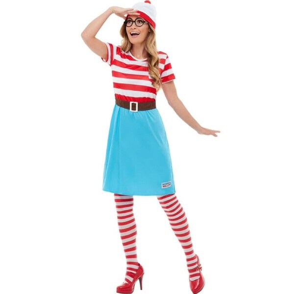 Wheres Wally Wenda Classic Womens Costume Small