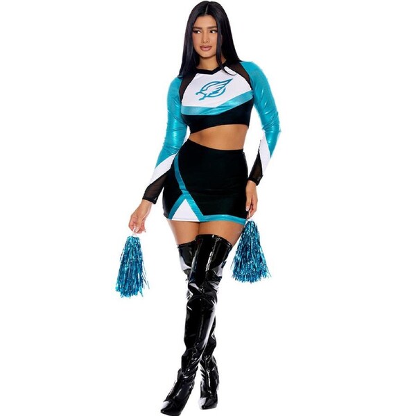 Euphoric Cheerleader Womens Costume XS/S
