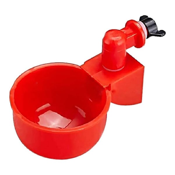6pcs Automatic Poultry Drinking Bowls Chicken Water Cups Feeder