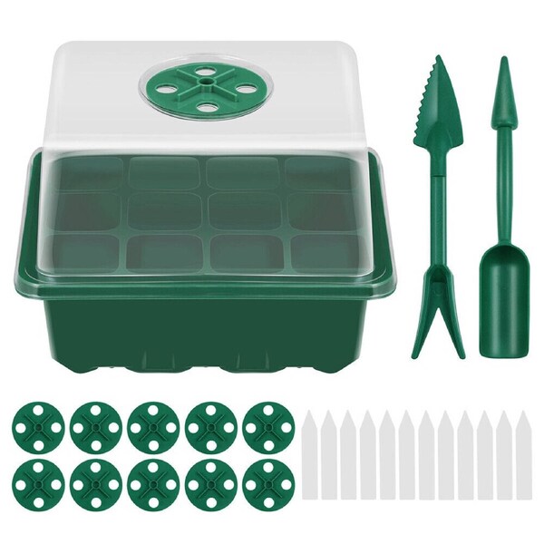 10pcs Planting Starter Kit Multi-Hole Seedling Box