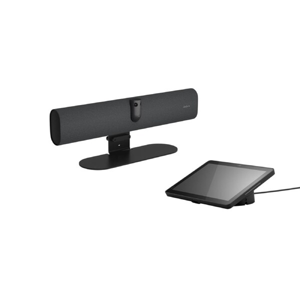 JABRA P40 VIDEO BAR SYSTEM TOUCH CONTROLLER IP+PANACAST 40 ALL IN ONE VIDEO BAR OPEN AND13