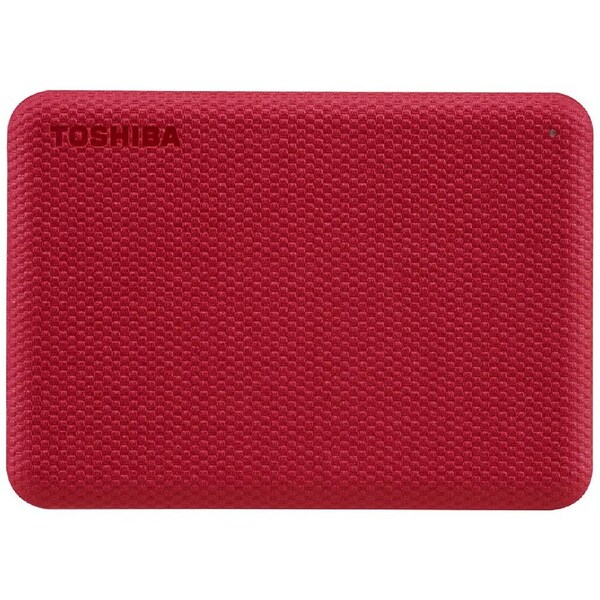 TOSHIBA 2TB CANVIO ADVANCE V10 USB 3.0 PORTABLE EXTERNAL HARD DRIVE RED 3YR